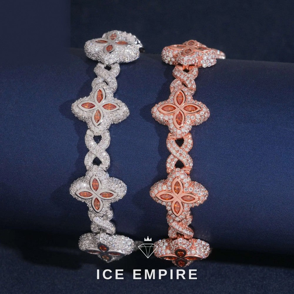 Iced Out 925 Silver Moissanite Cuban Chain