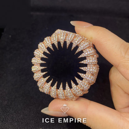 Iced Out 925 Silver Moissanite Watch