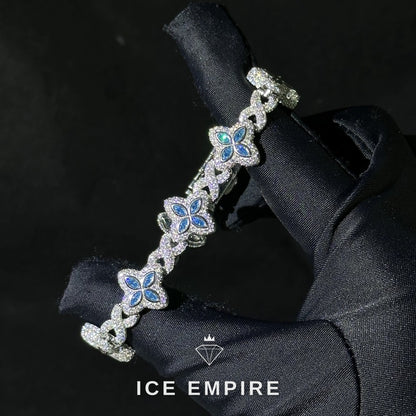Iced Out Rose Gold Plated Moissanite Cuban Chain