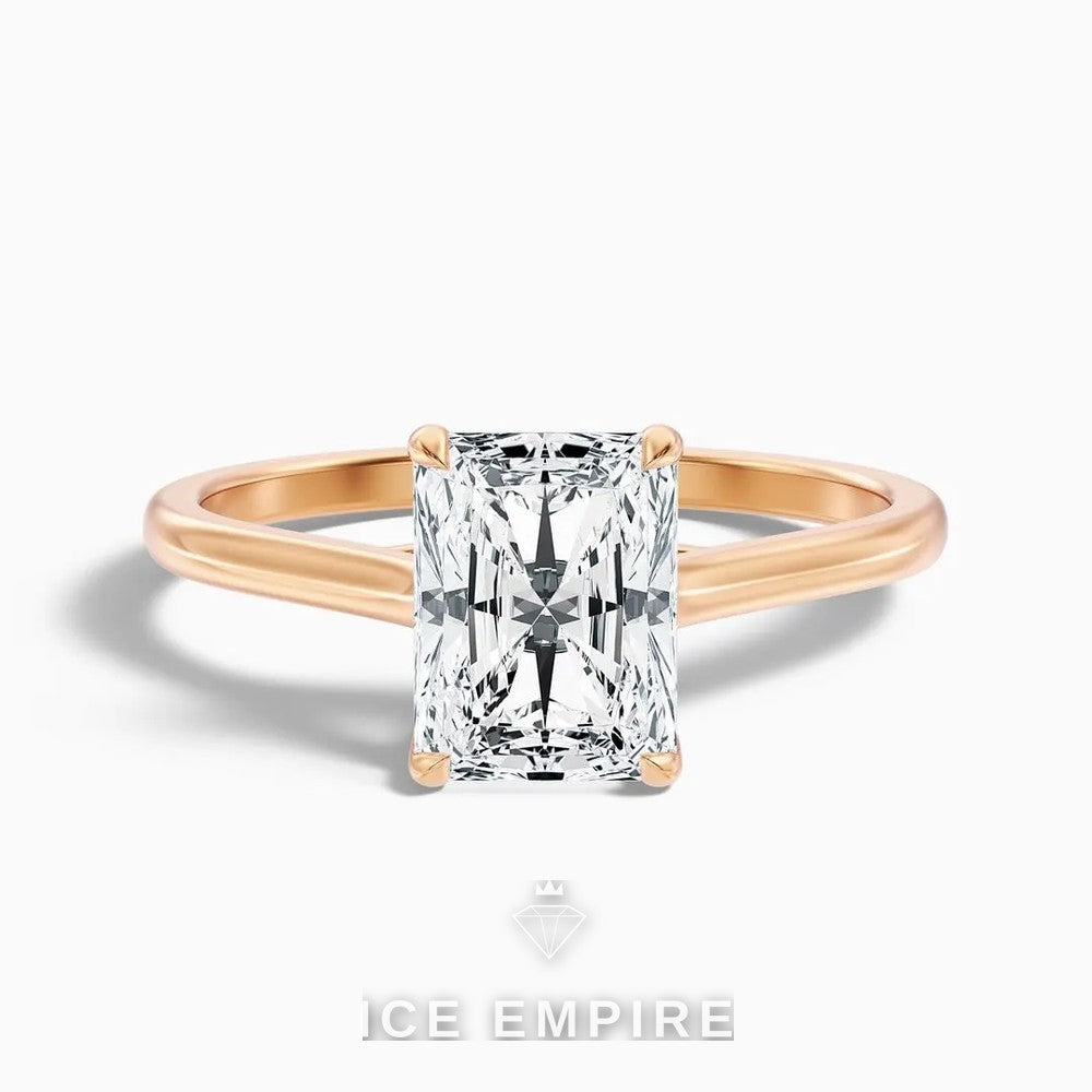Iced Out 10K Gold Lab Grown Diamond Wedding Band