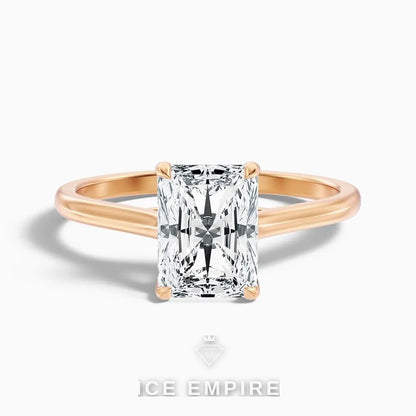 Iced Out 10K Gold Lab Grown Diamond Wedding Band