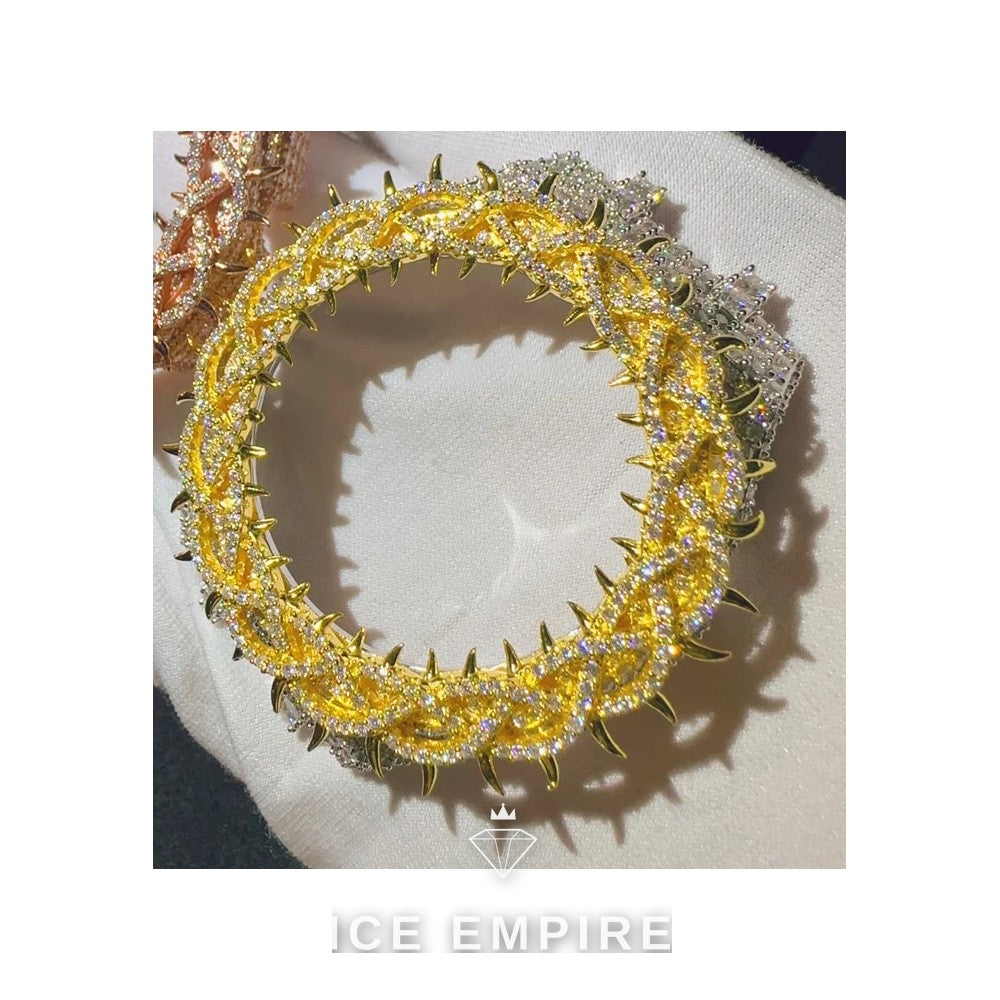 Iced Out 925 Silver Moissanite Watch