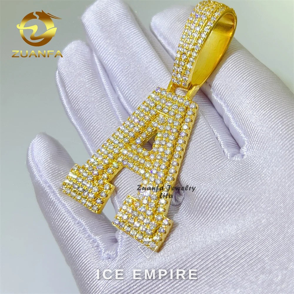 Iced Out 925 Silver Pendant
