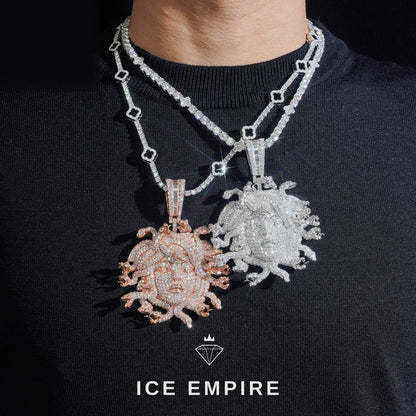 Iced Out 925 Silver Moissanite Pendant