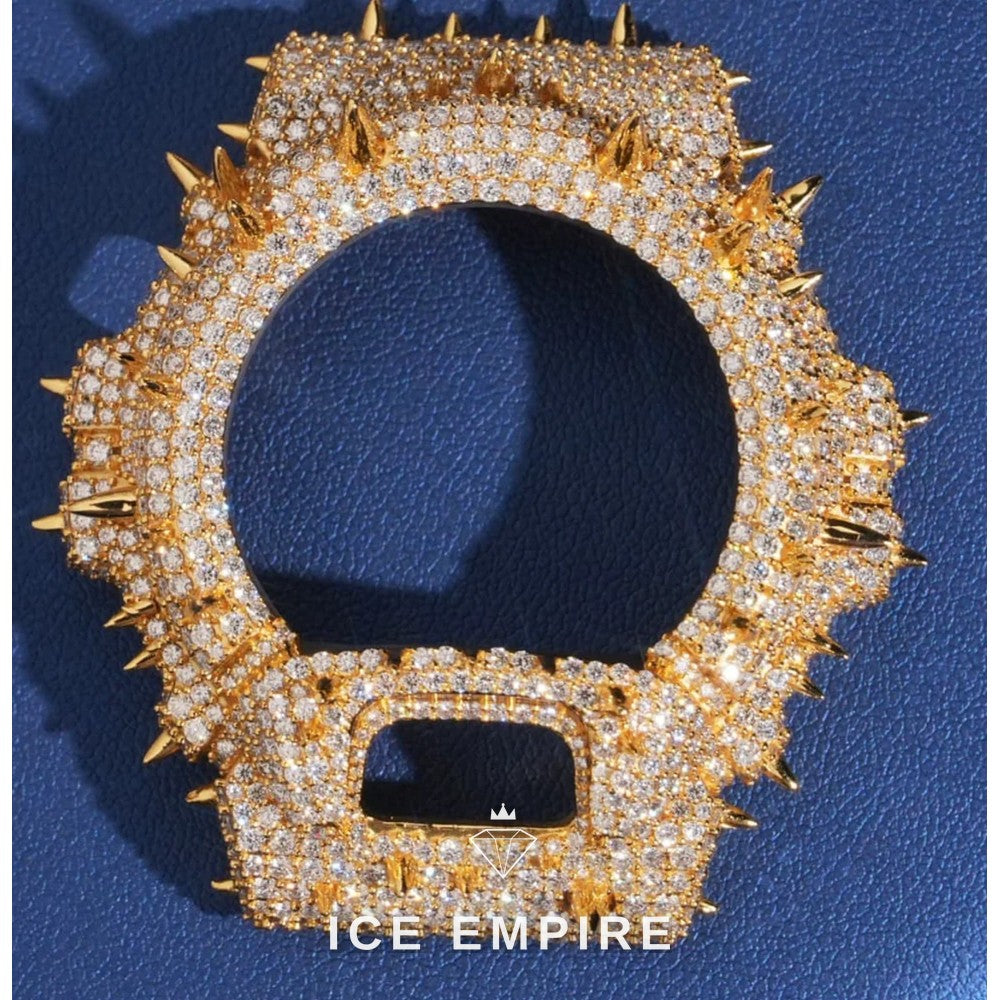 Iced Out 925 Silver Moissanite Watch