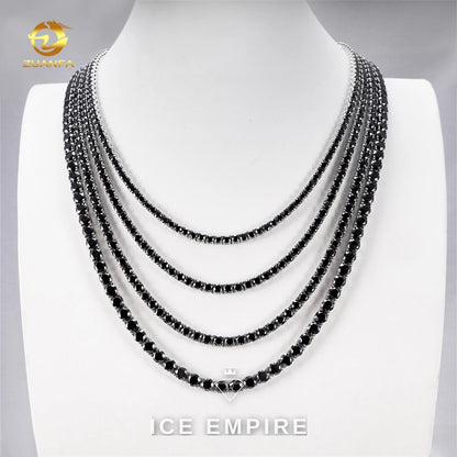 Iced Out Rose Gold Plated Moissanite Cuban Chain