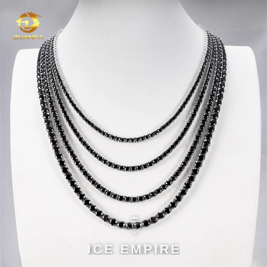 Iced Out Rose Gold Plated Moissanite Cuban Chain