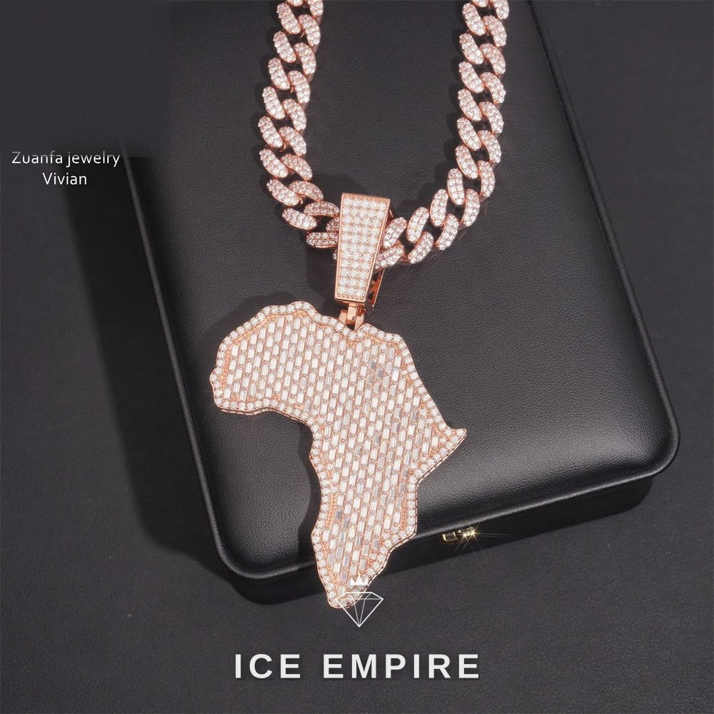 Iced Out 925 Silver Moissanite Pendant