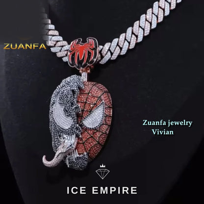 Iced Out 925 Silver Pendant
