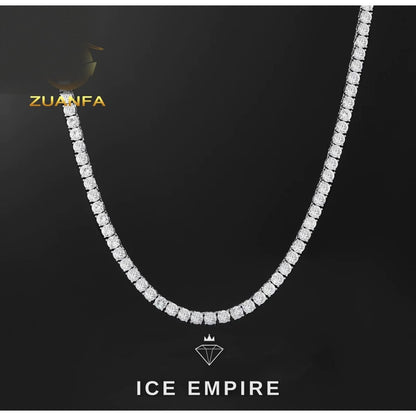 Iced Out Rose Gold Plated Cuban Chain