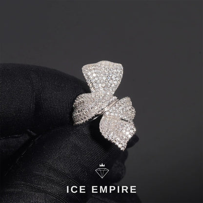 Iced Out 925 Silver Moissanite Ring