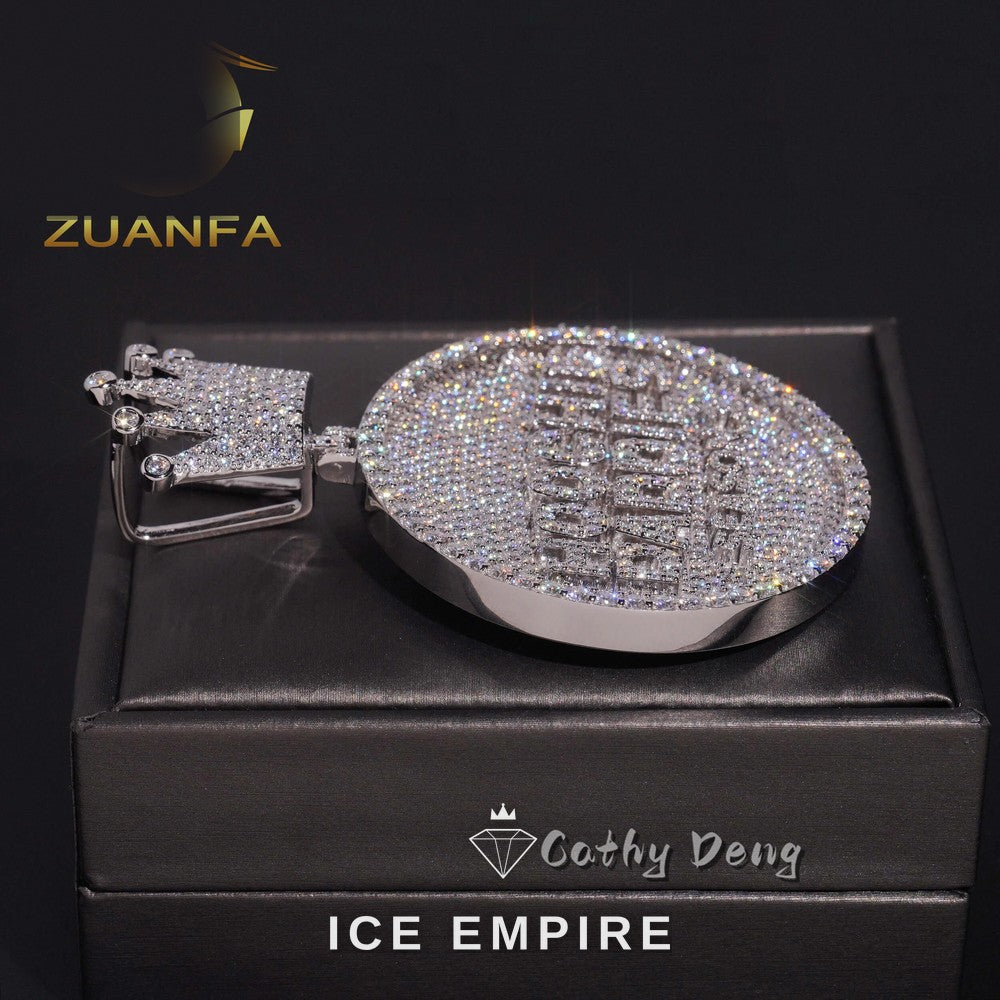 Iced Out Rose Gold Plated Cuban Chain