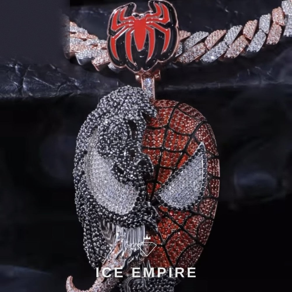 Iced Out 925 Silver Pendant