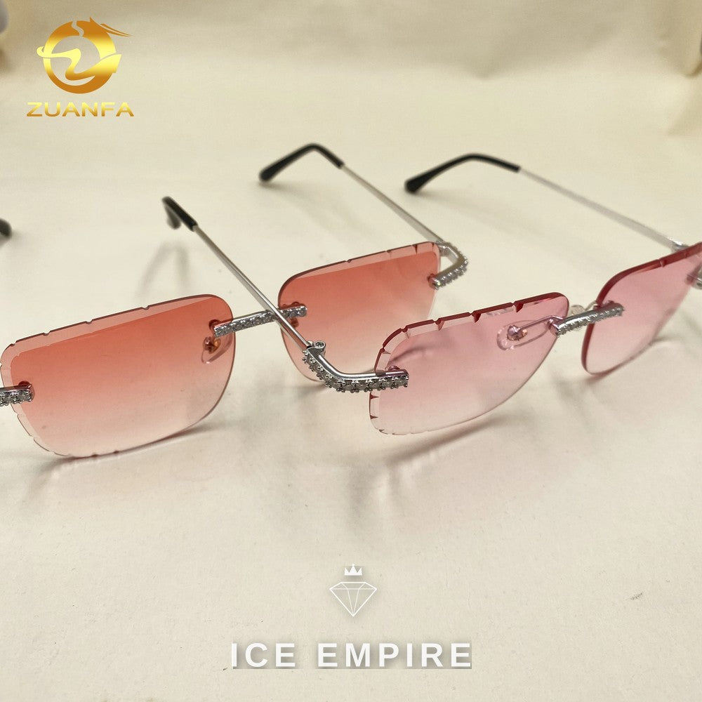 Iced Out 925 Silver Glasses