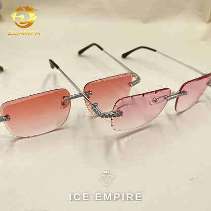 Iced Out 925 Silver Glasses