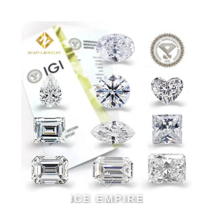 Iced Out 925 Silver Lab Grown Diamond Pendant