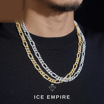 Iced Out Rose Gold Plated Moissanite Cuban Chain