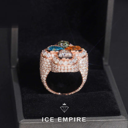 Iced Out 925 Silver Moissanite Cuban Chain