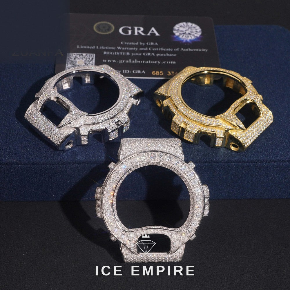 Iced Out 925 Silver Watch