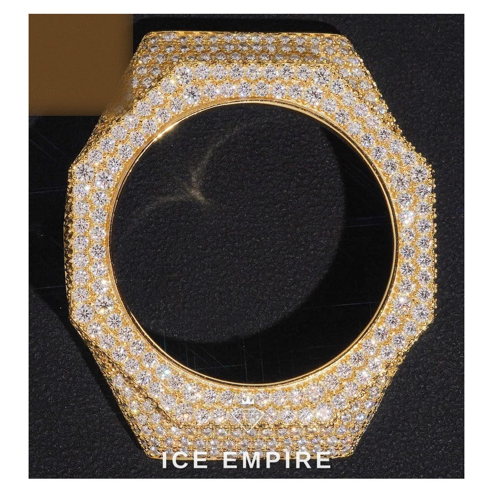 Iced Out 925 Silver Moissanite Watch