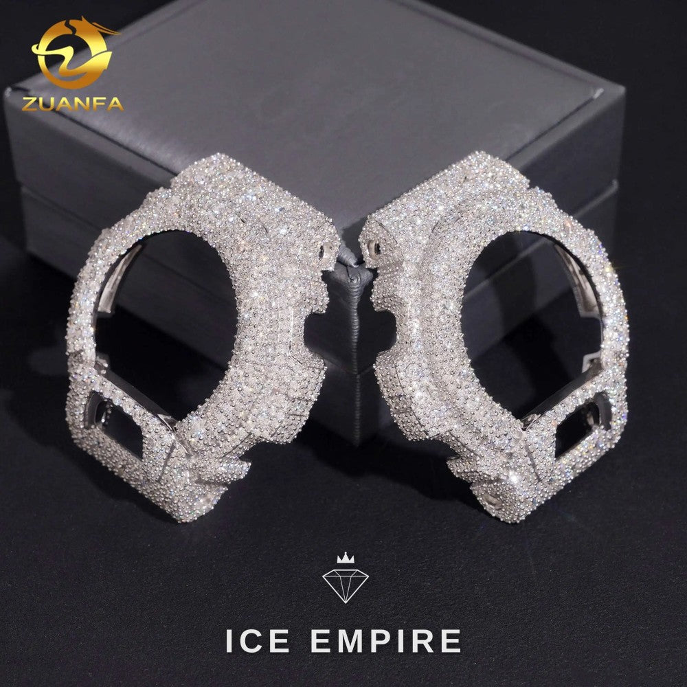 Iced Out Gold Plated Moissanite Watch