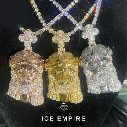 Iced Out 925 Silver Pendant