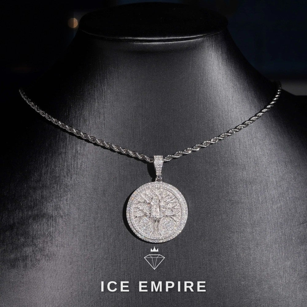 Iced Out Gold Plated Lab Grown Diamond Pendant