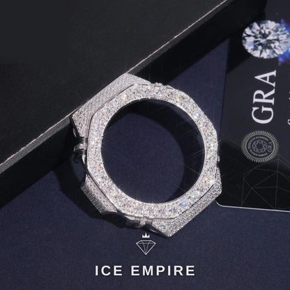 Iced Out 925 Silver Moissanite Watch