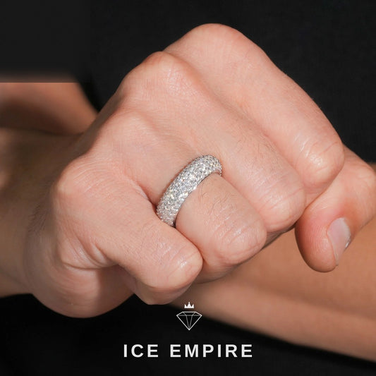 Iced Out Gold Plated Lab Grown Diamond Ring