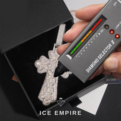 Iced Out Baguette Rose Gold Plated Cuban Chain
