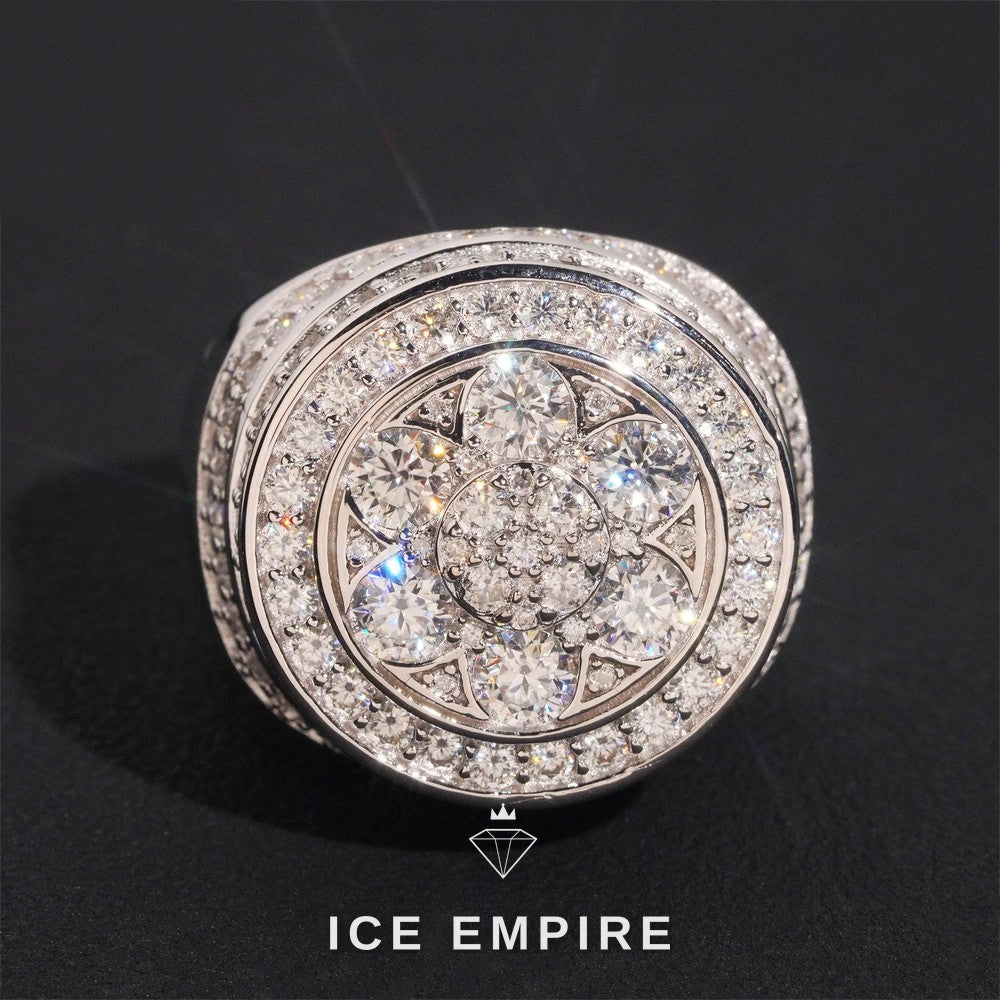 Iced Out 925 Silver Moissanite Cuban Chain