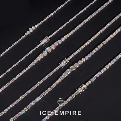 Iced Out Rose Gold Plated Moissanite Cuban Chain