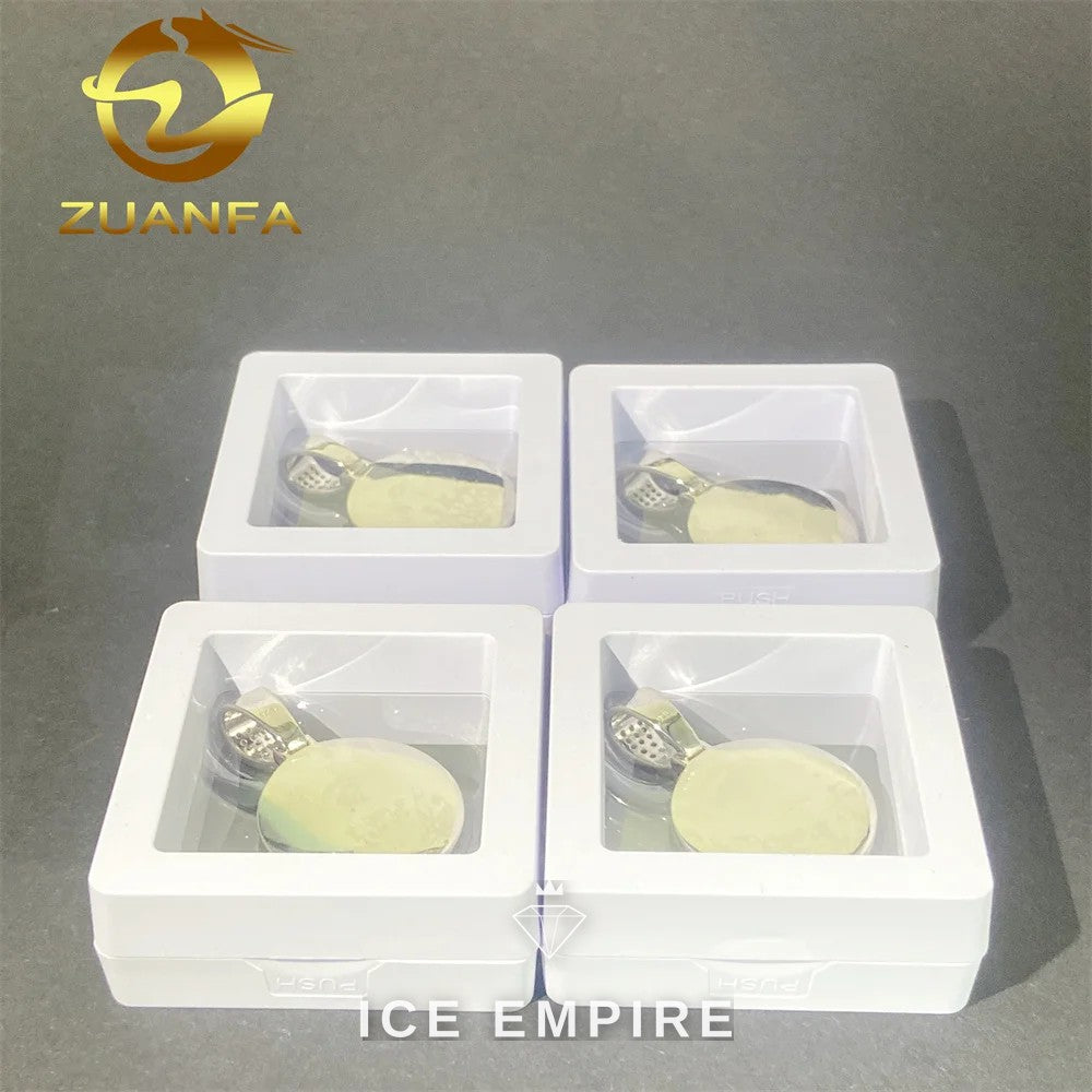 Iced Out 925 Silver Pendant
