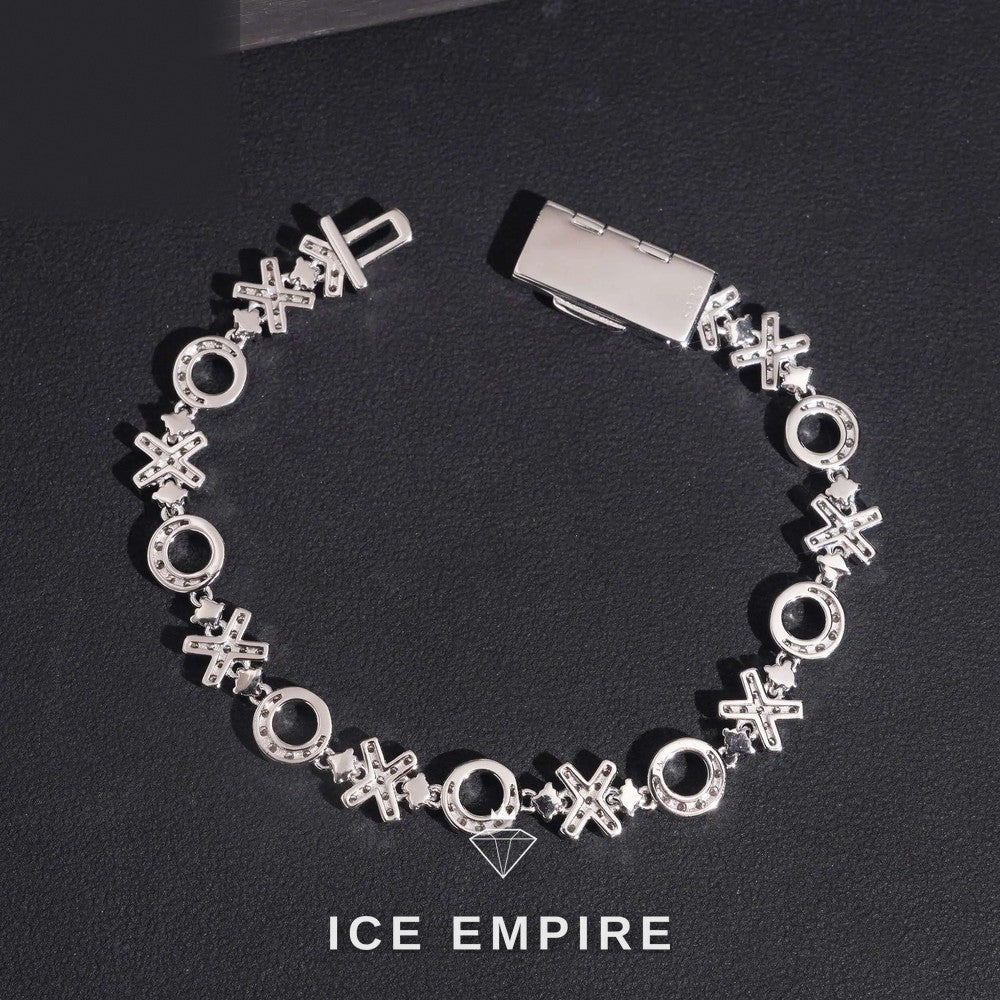 Iced Out 925 Silver Moissanite Cuban Chain