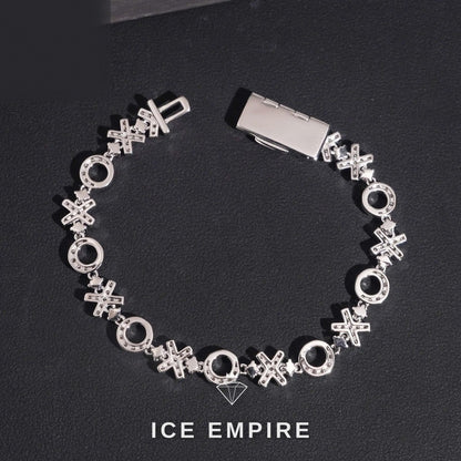Iced Out 925 Silver Moissanite Cuban Chain