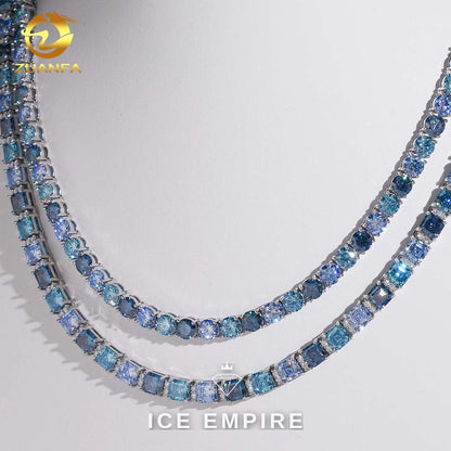 Iced Out Rose Gold Plated Moissanite Cuban Chain