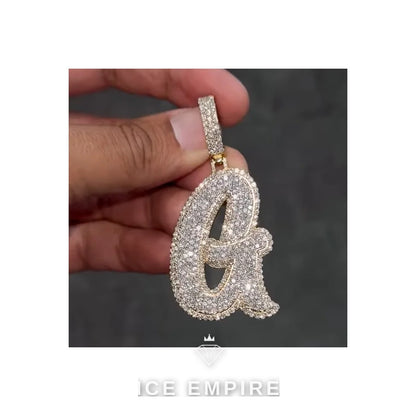 Iced Out Baguette Rose Gold Plated Cuban Chain
