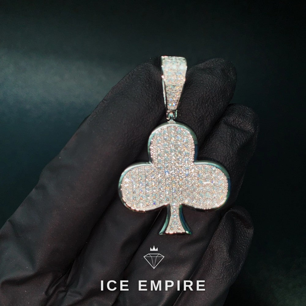 Iced Out 925 Silver Moissanite Pendant