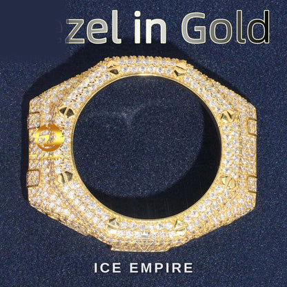 Iced Out 925 Silver Moissanite Watch