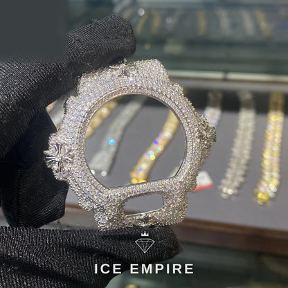 Iced Out 925 Silver Moissanite Watch