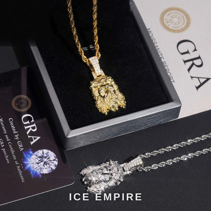 Iced Out 925 Silver Moissanite Pendant