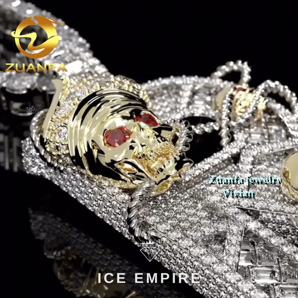 Iced Out 925 Silver Pendant