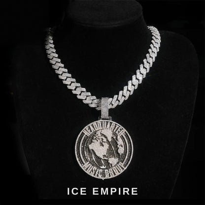 Iced Out 925 Silver Moissanite Cuban Chain