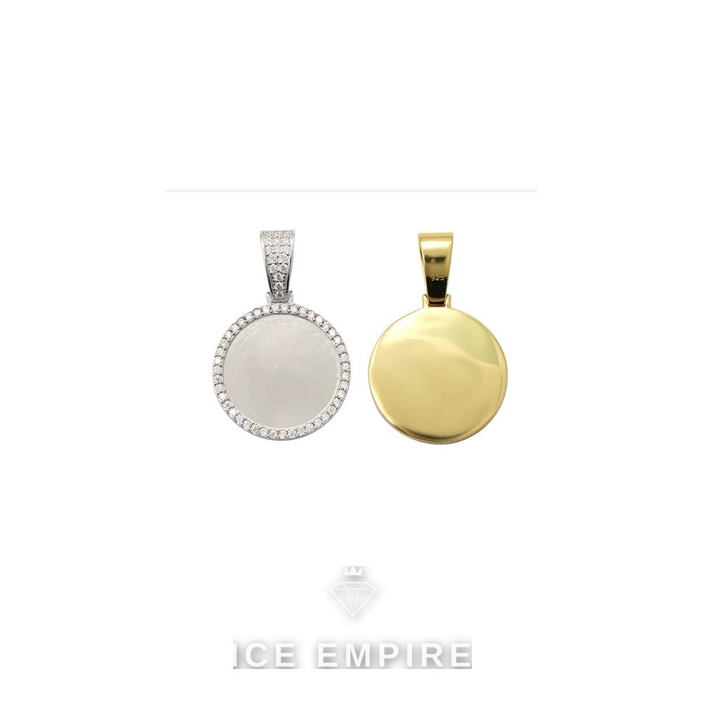 Iced Out 925 Silver Moissanite Pendant