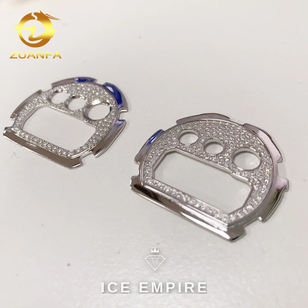 Iced Out 925 Silver Moissanite Watch