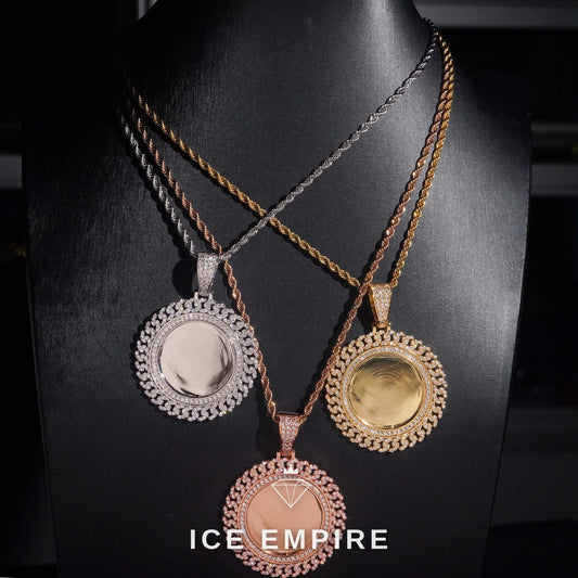 Iced Out Gold Plated Pendant
