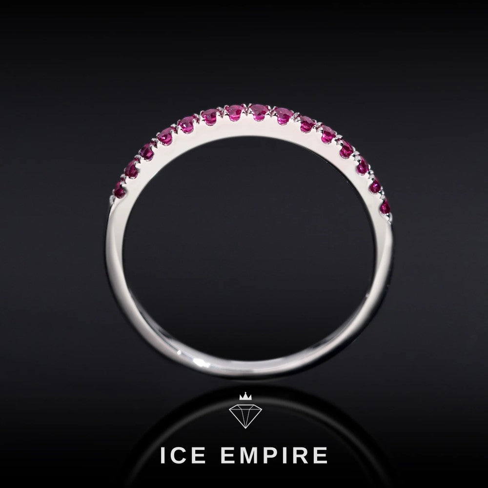 Iced Out 925 Silver Lab Grown Diamond Engagement Ring