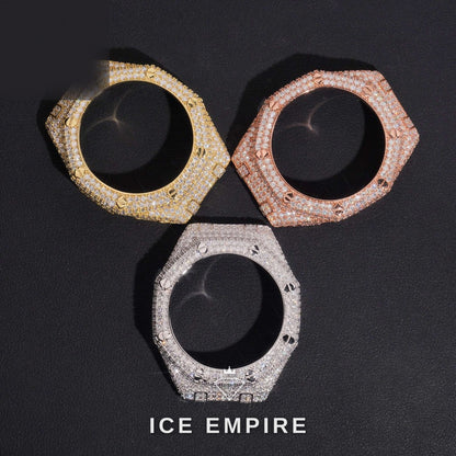 Iced Out Gold Plated Moissanite Watch
