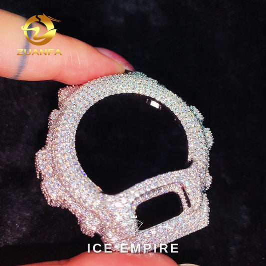 Iced Out 925 Silver Watch