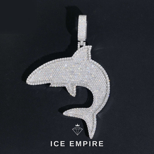 Iced Out Gold Plated Moissanite Pendant